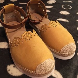 Torrid Mustard Yellow Faux Suede Flat WW